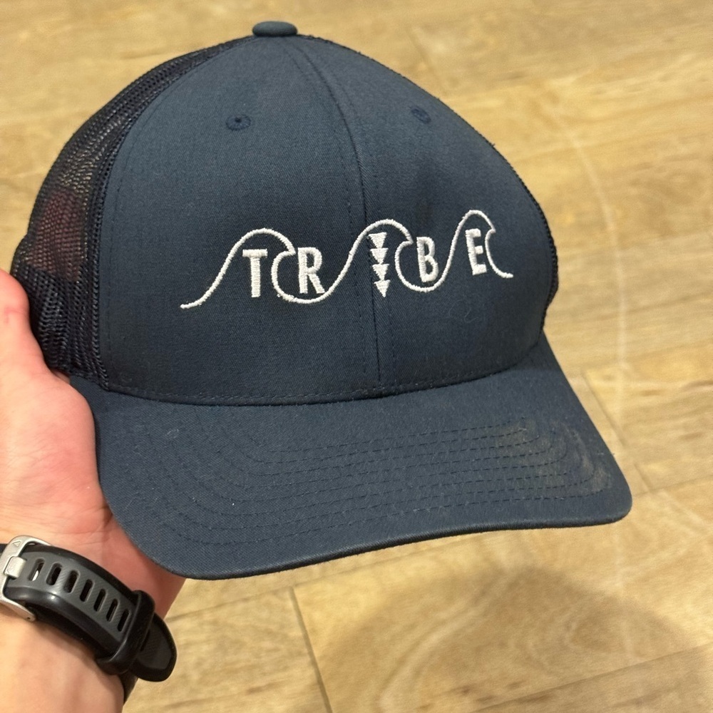 ‘Tribe’ Hawaii Navy Blue Mesh Back Cap